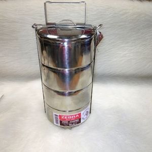 ZEBRA Food Carrier, 4 tiers and holder, size 12 × 4, unused